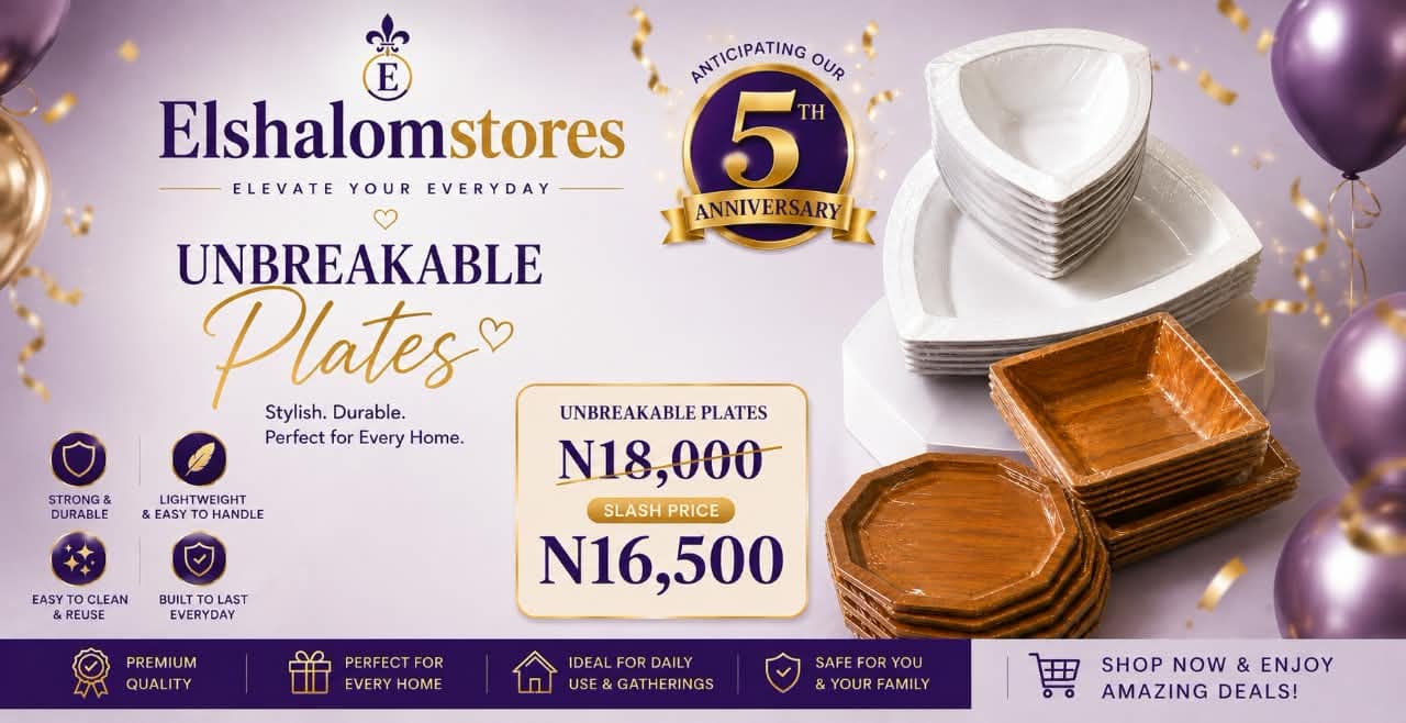 Unbreakable plates offer